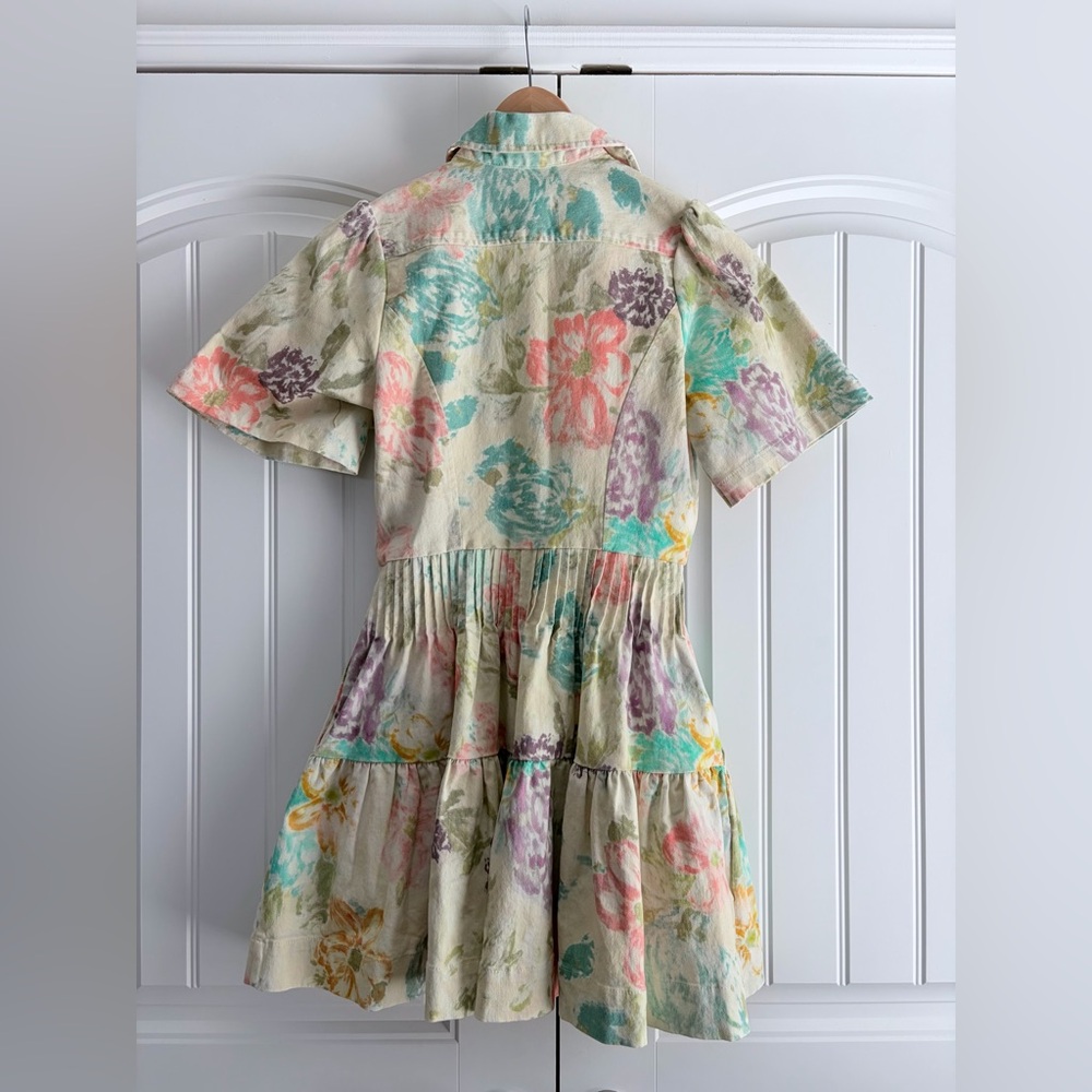 Love the Label NWT Liane Women's Denim Floral Dress Size‎ XS Etham Floral Print - Picture 7 of 12
